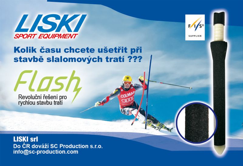 Tyče FLASH = kvalitnější trenink na lyžařských svazích
