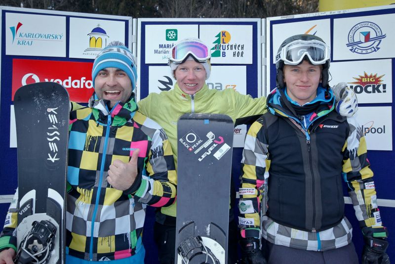 Ruská reprezentace kralovala v nedělním závodu FIS Evropského poháru ve snowboardingu v Mariánských lázních.